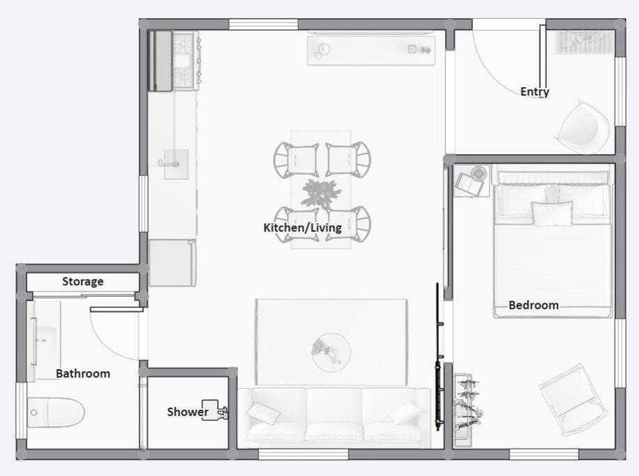Campfire Cottage Fireplace, Fire Pit & No Chores! Kingston Luaran gambar
